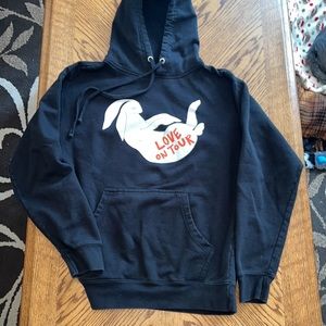 Harry Styles Love On Tour Pullover Hoodie Women Medium Black